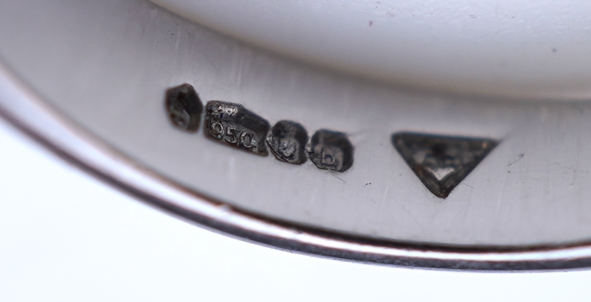 A diamond solitaire ring
